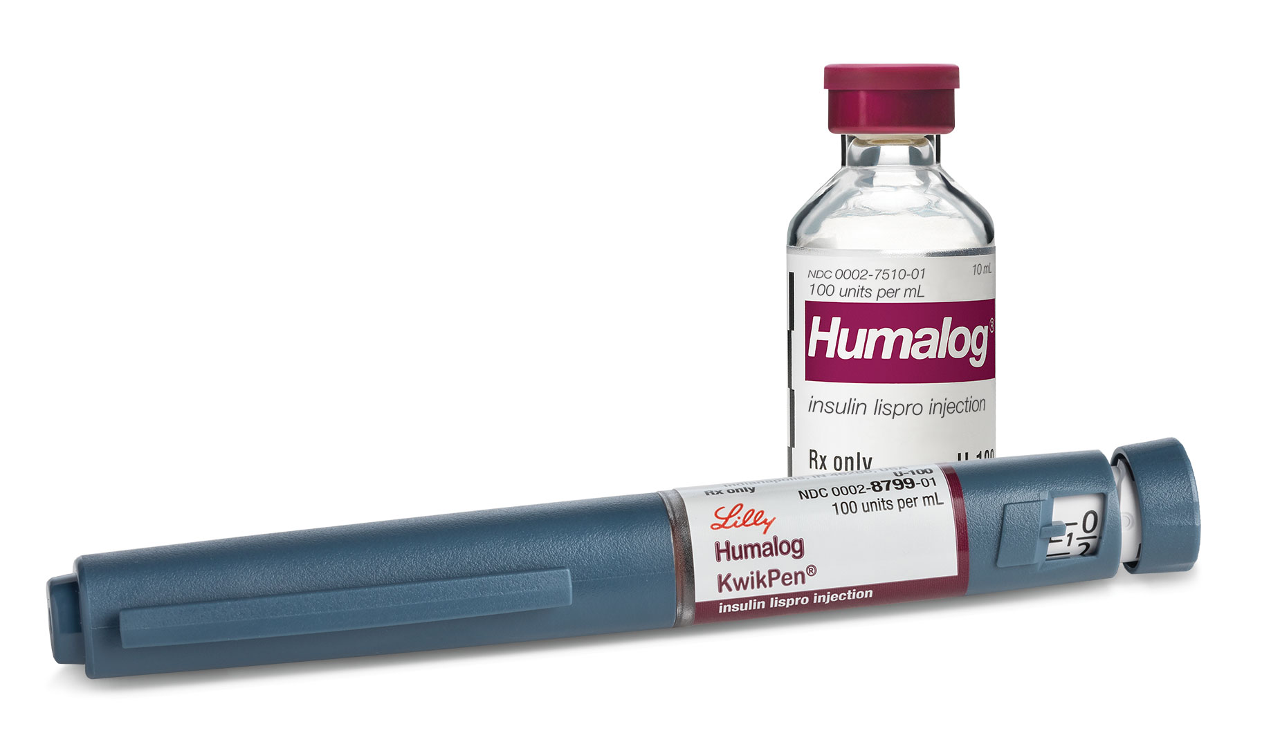 Humalog vial and KwikPen